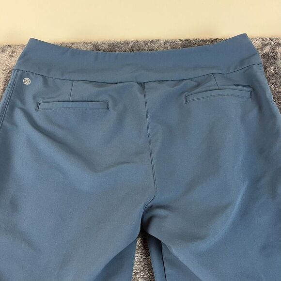 Adidas Fleece Lined Golf Pants Men's L 34X31 Pull On Blue Performance Stretch - Picture 9 of 12